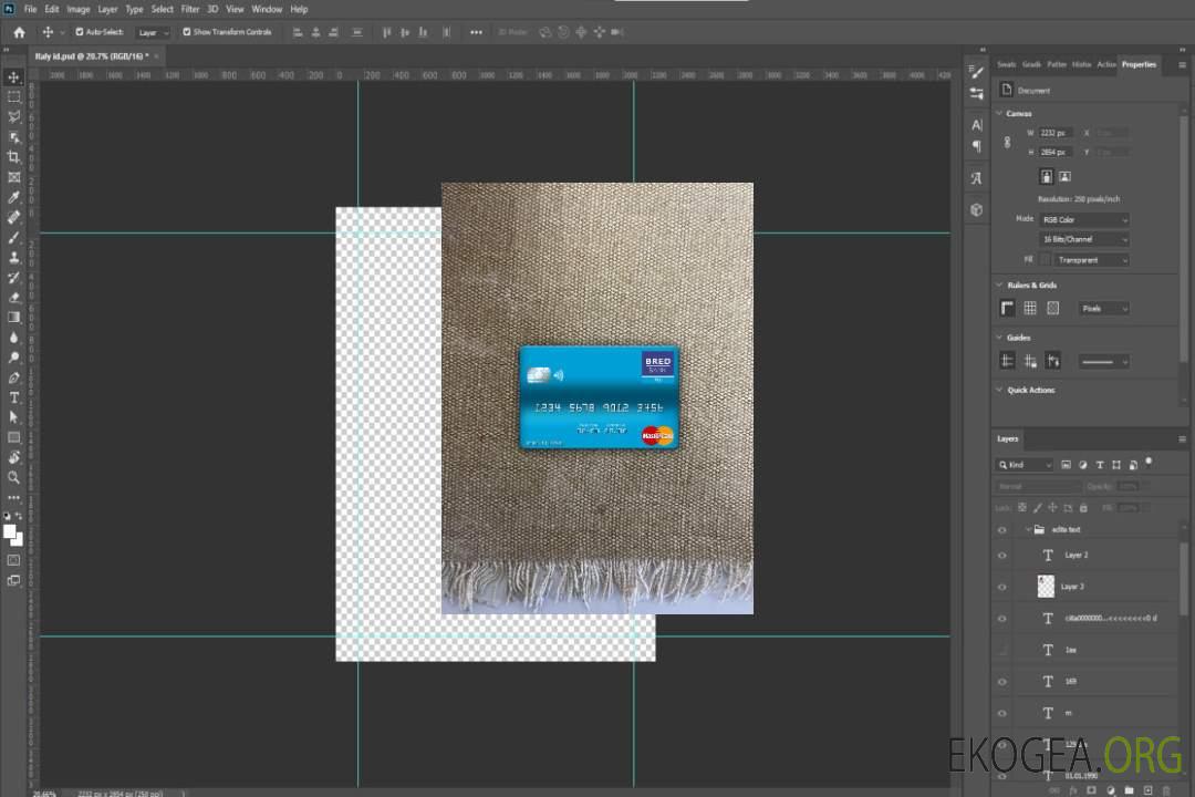 Fidji BRED Bank mastercard photolook recto template Fidji BRED Bank mastercard photolook recto template